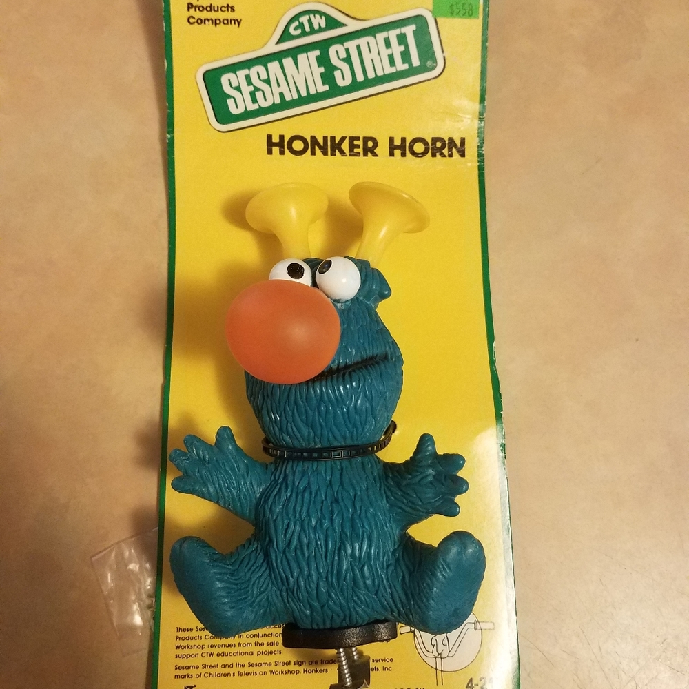 Vintage Sesame Street Honker Bicycle Horn